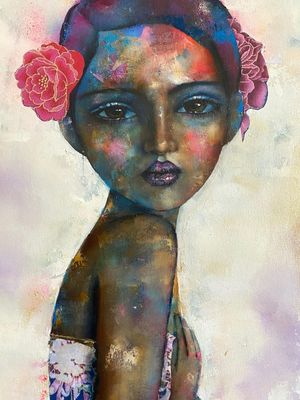 Aaliyah limited edition print