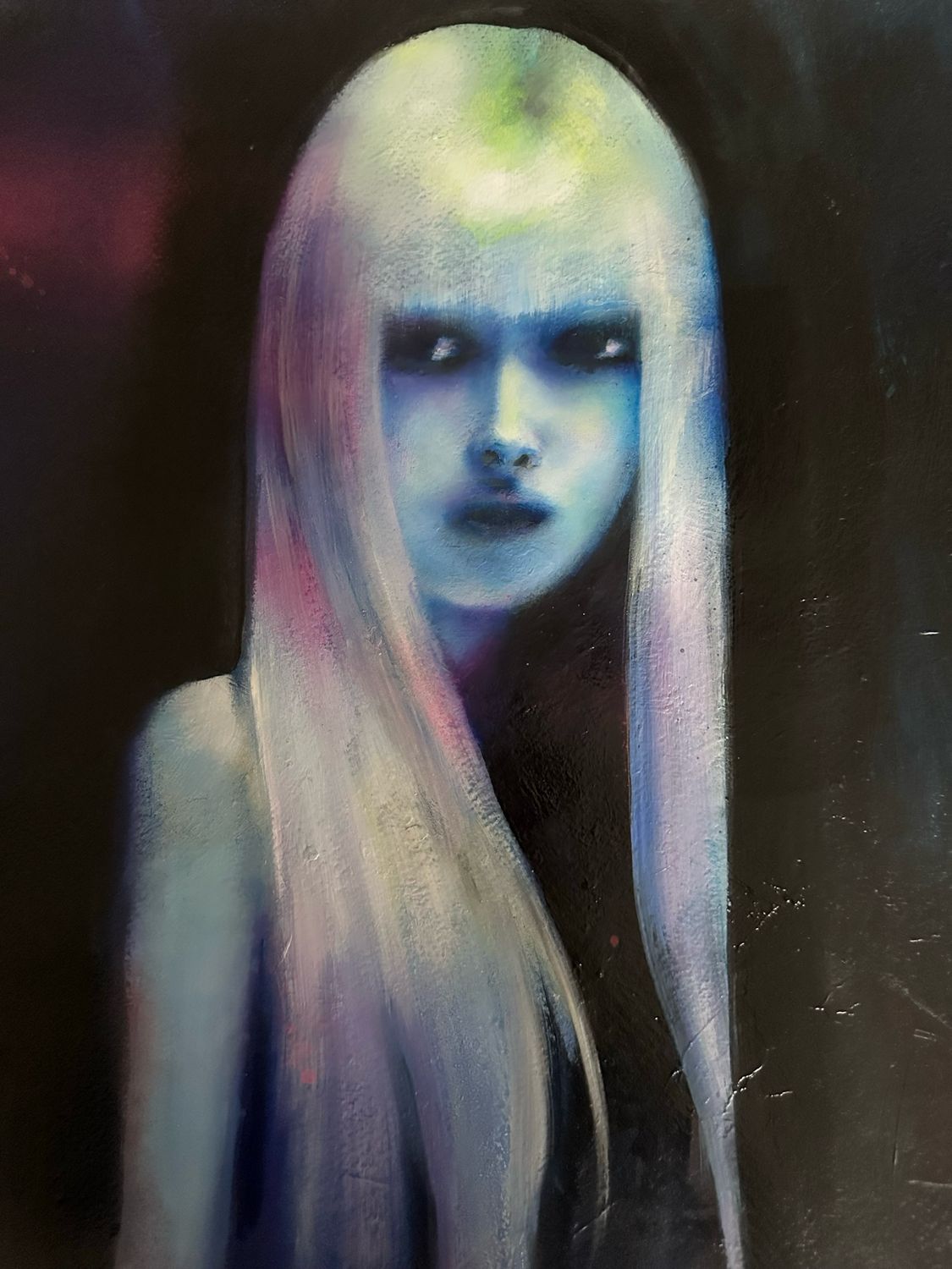 The Night Walk original oil on board