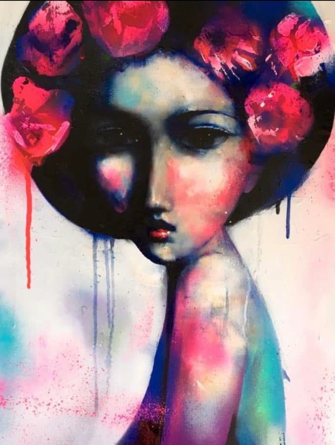 Blue Siren signed print