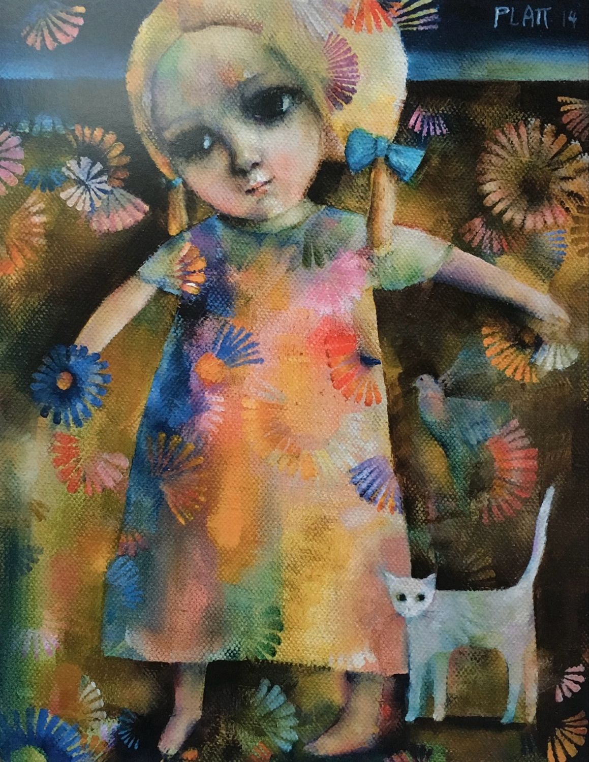 A Walk Through the Flowers limited edition print
