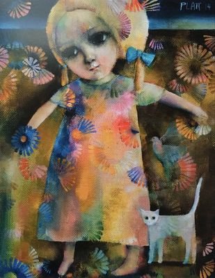A Walk Through the Flowers limited edition print