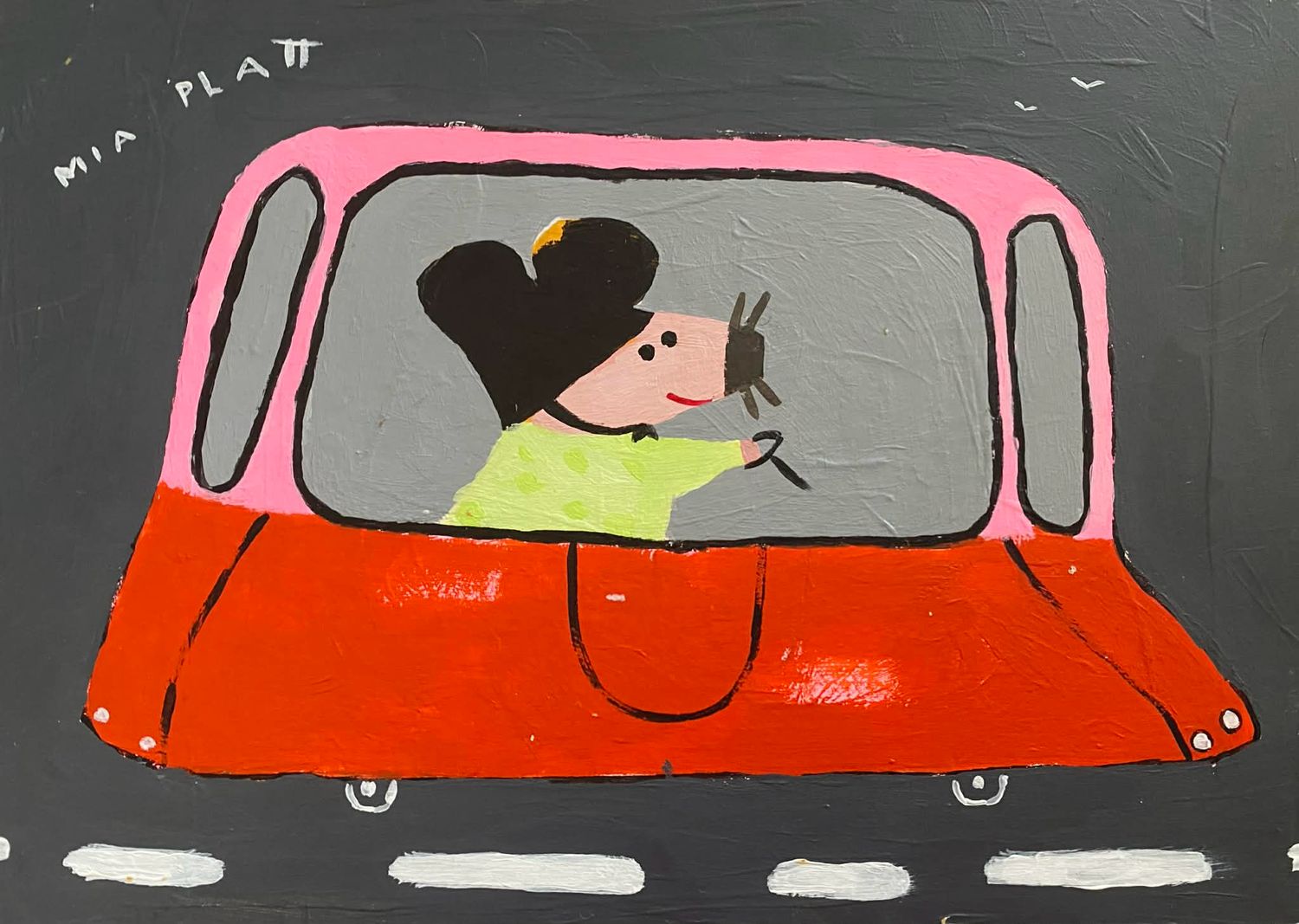 Going to the Markets original painting by Mia Platt