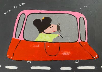 Going to the Markets original painting by Mia Platt