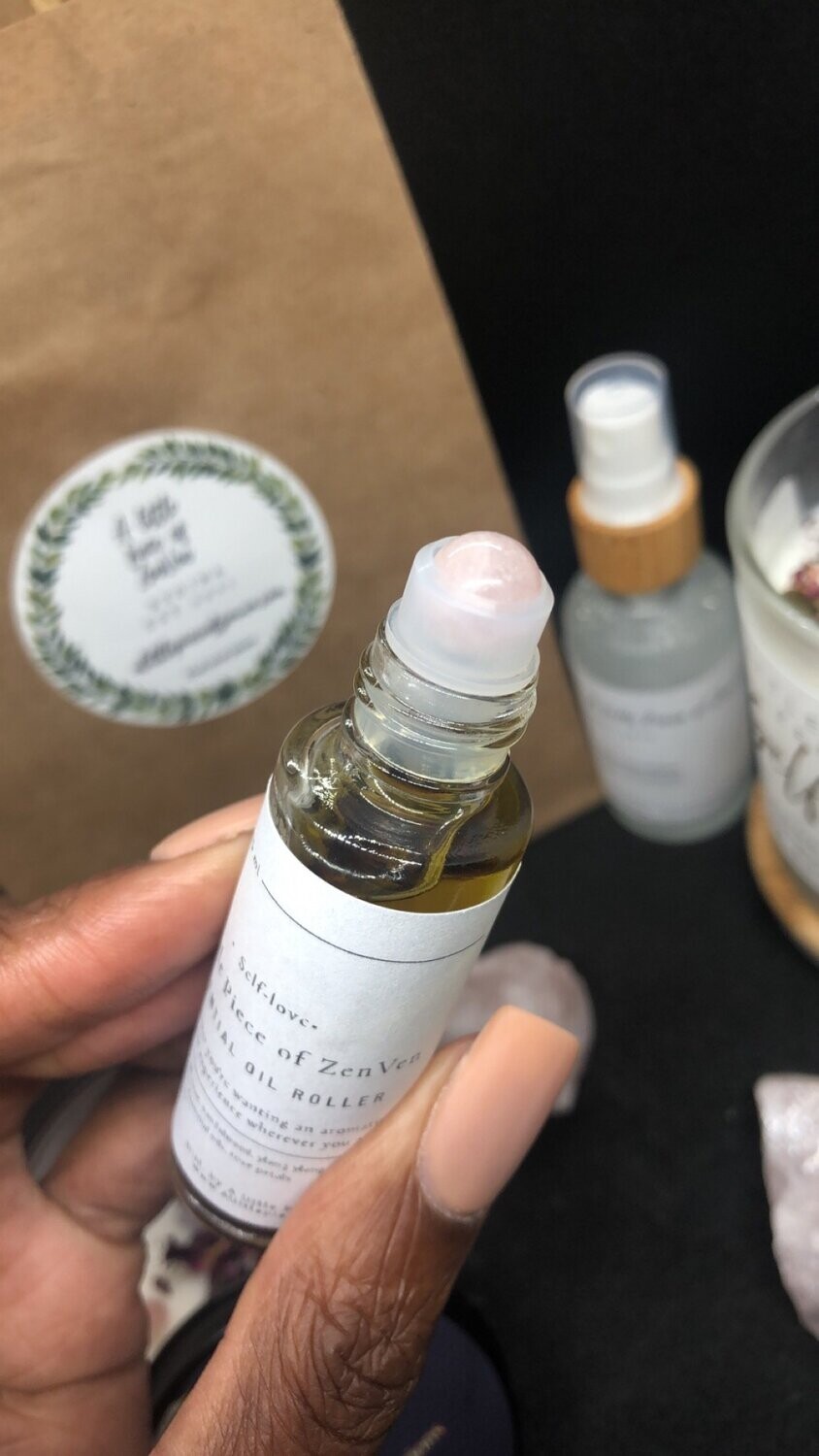 Self-Love: Quartz Roller Ball - Indulge Your Soul