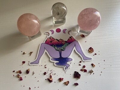 Mother Nature Vinyl Sticker by Meli TheLover: Embrace the Earth’s Wisdom and Beauty