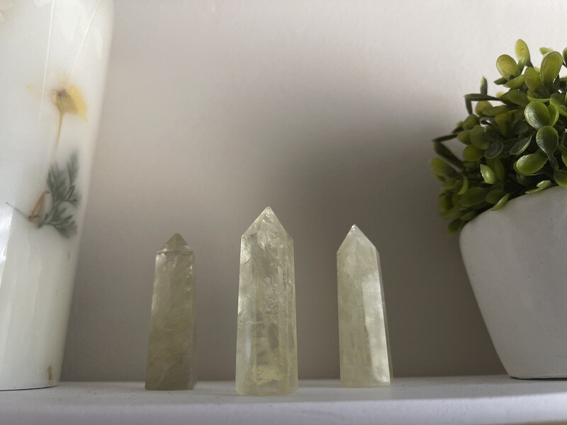 Citrine Crystal Mini Towers for Prosperity