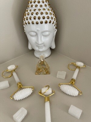 Natural White Jade Roller: A Tool for Deep Connection and Calm