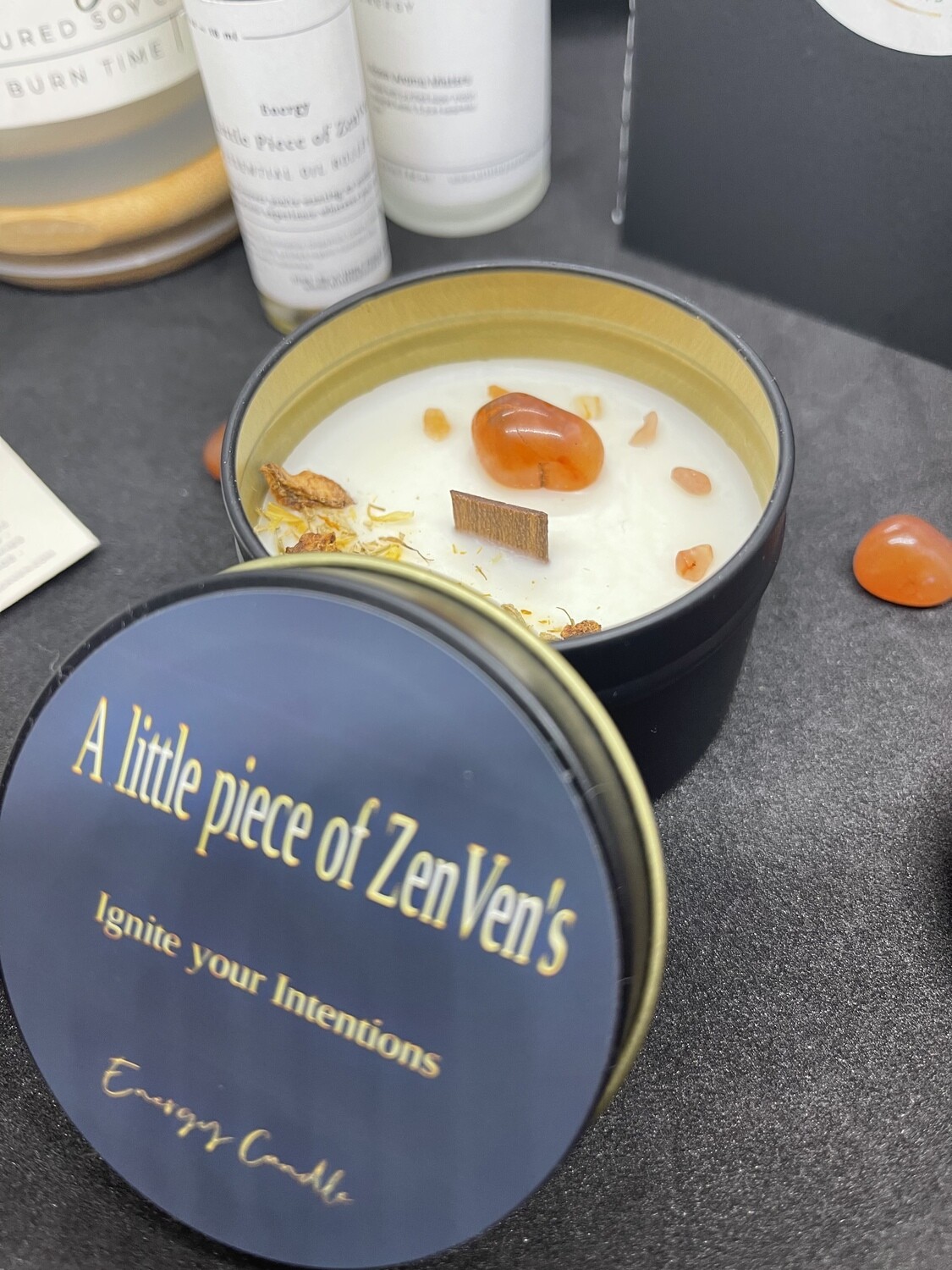Energy Intentions Candle : Empower Your Vital Energy