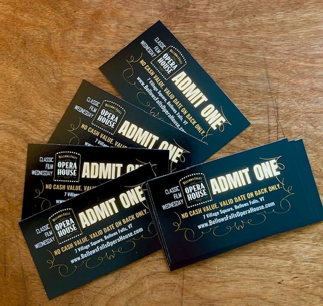 BULK PURCHASE - 30 CLASSIC FILM TICKETS