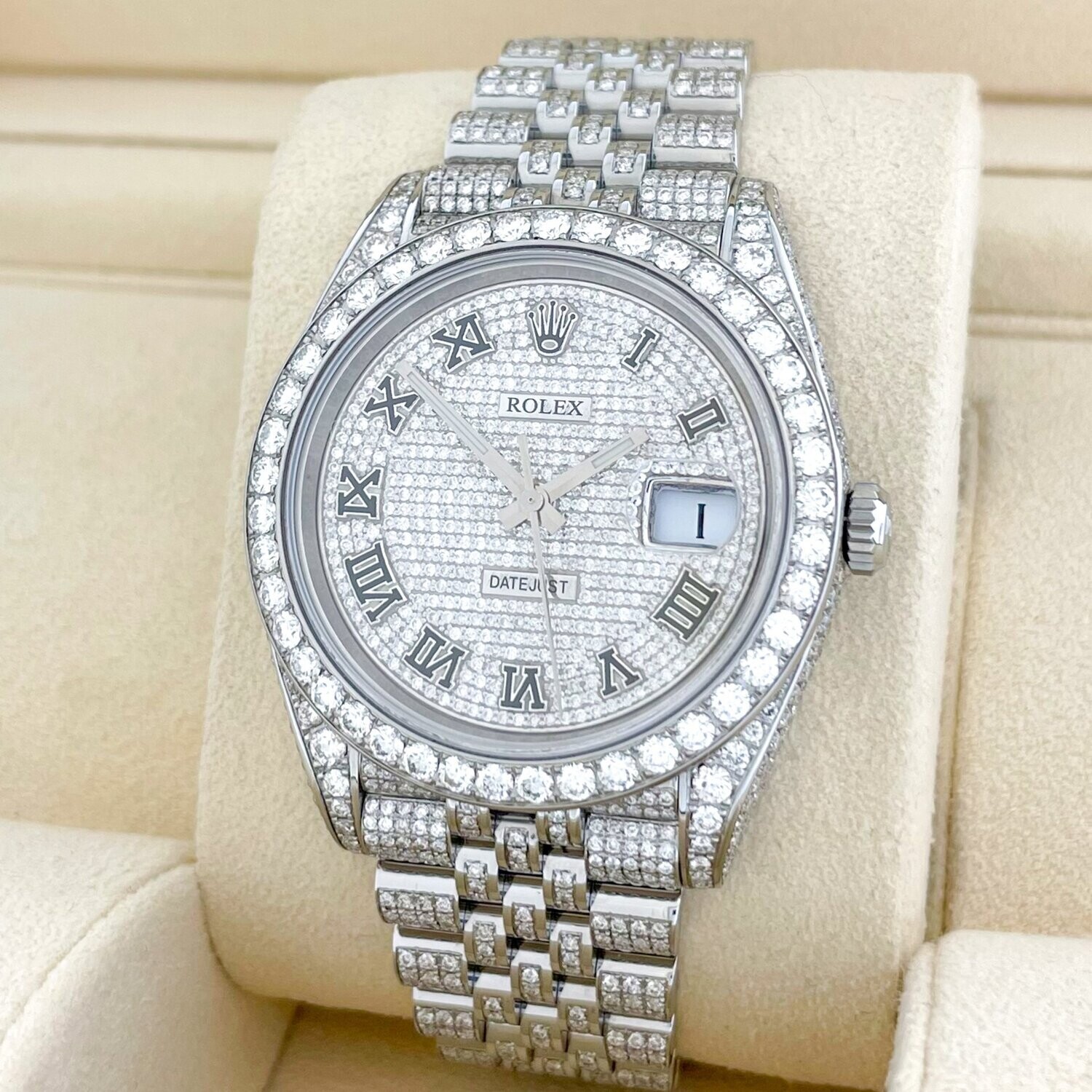Rolex Datejust 41mm Diamanten Full Set Iced Out 126300