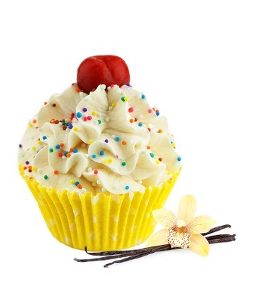 Vanilla Birthday Cupcake
