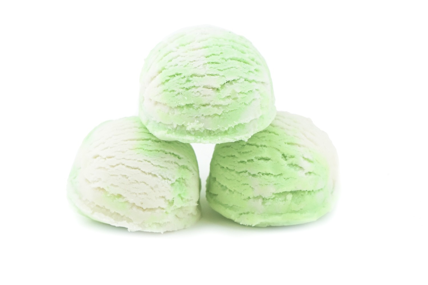Cucumber Mint Triple Bubble Scoop Sundae