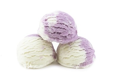 Lavender Bamboo Triple Bubble Scoop Sundae
