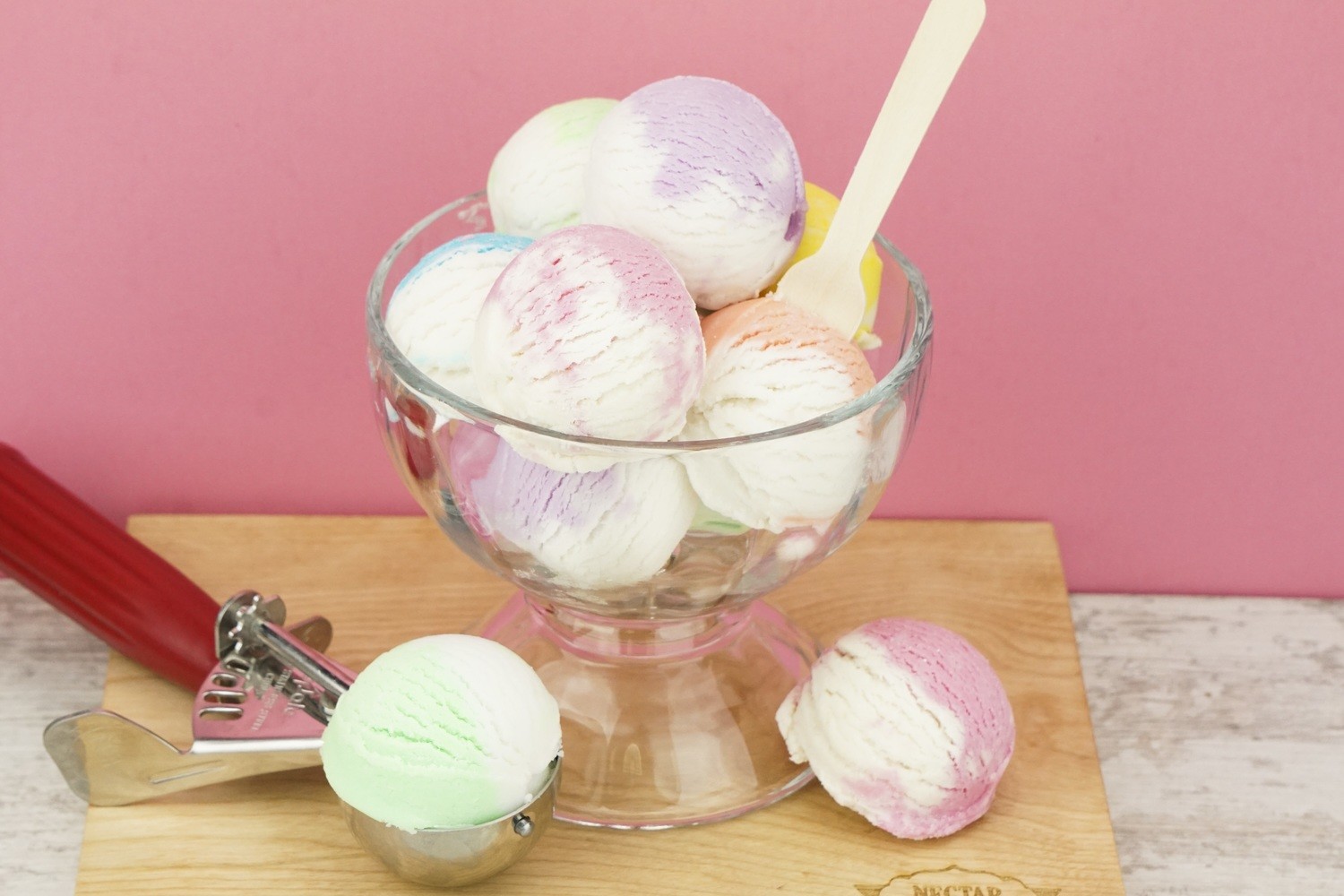 Triple Bubble Scoop Sundae Sampler