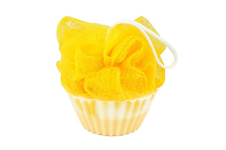Red Grapefruit Loofah Soap