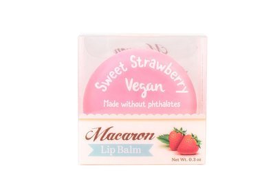 Macaron Lip Balm - Sweet Strawberry