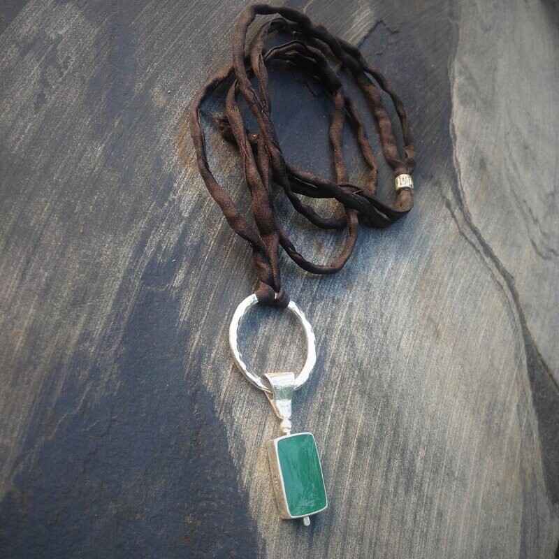 Two in One/ Adjustable Sterling Silver Pendant