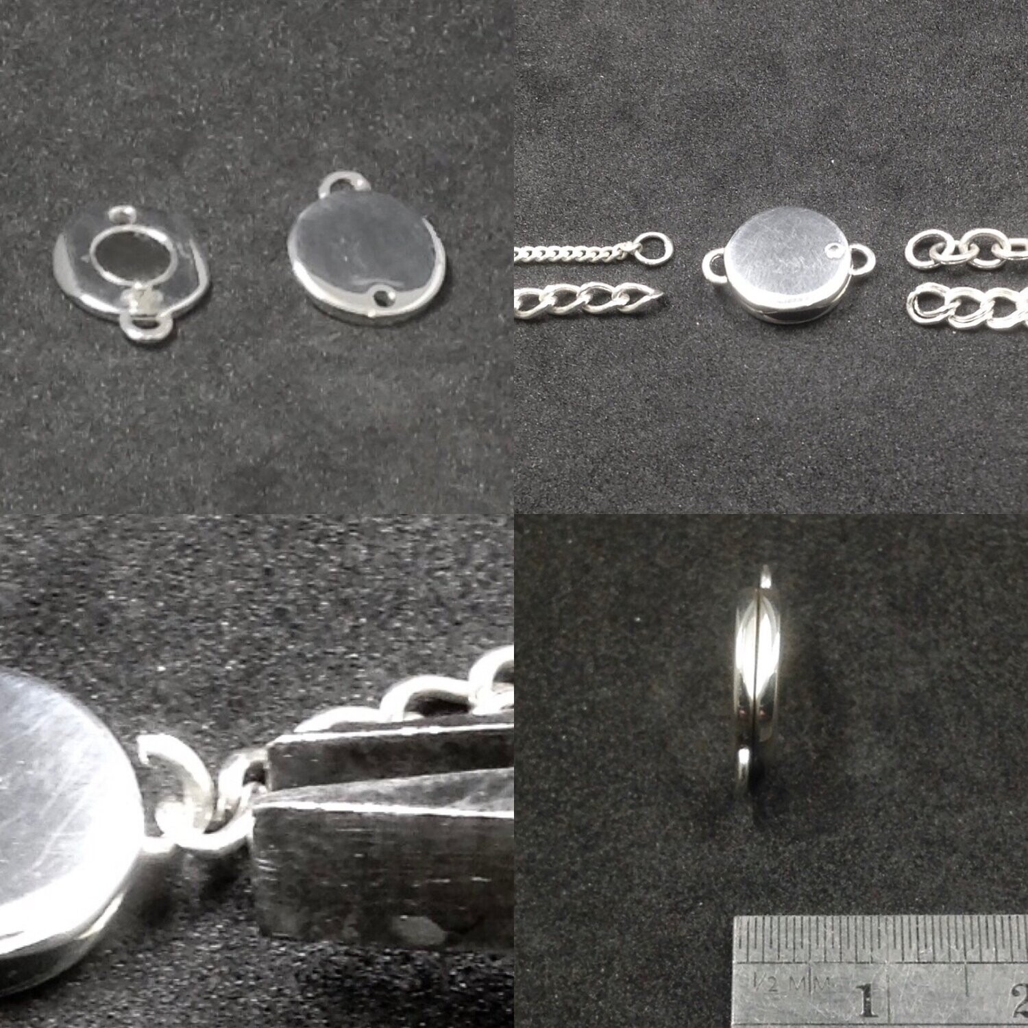 Round Sterling Silver Clasp