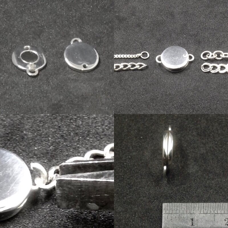 Round Sterling Silver Clasp