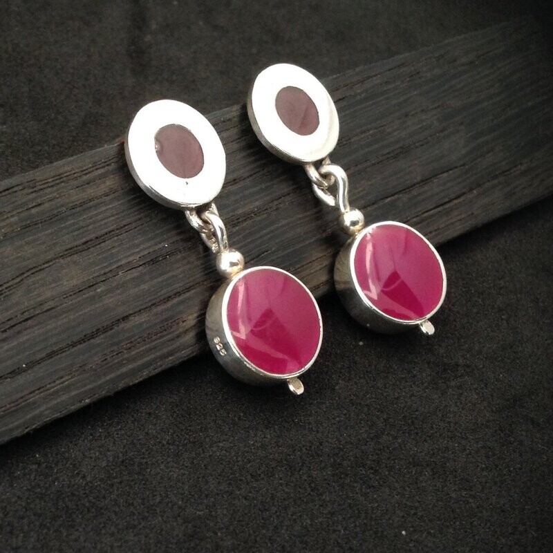 Two in One/ Circular Drop Earring