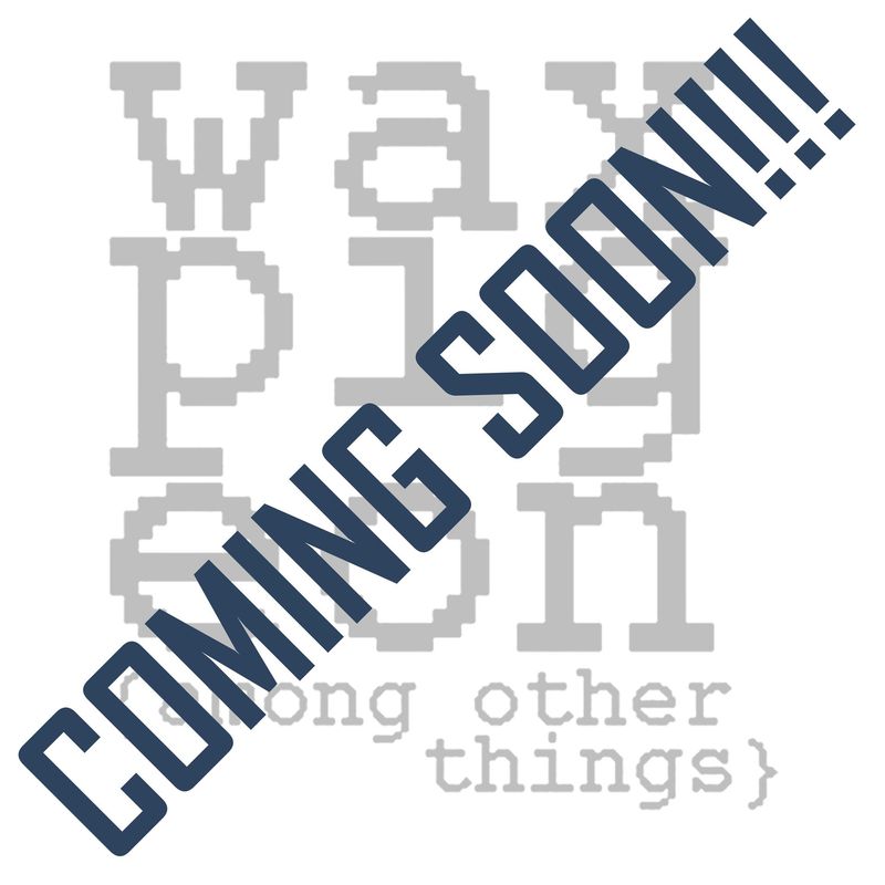 Art-themed merchandise (stickers, enamel pins, patches, t-shirts, tote bags)