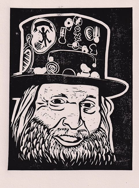 Lino-cut Portraits Lino-cut Portraits