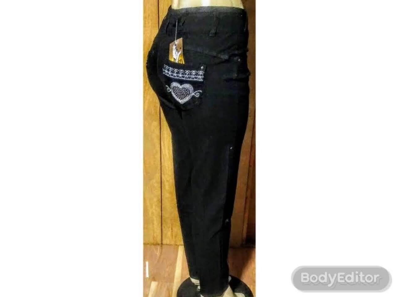 Best sellers Black Hollywood Star jeans with hearts
