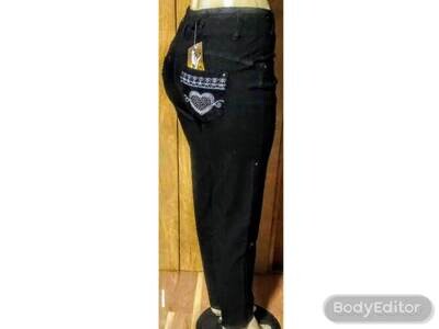 Best sellers Black Hollywood Star jeans with hearts