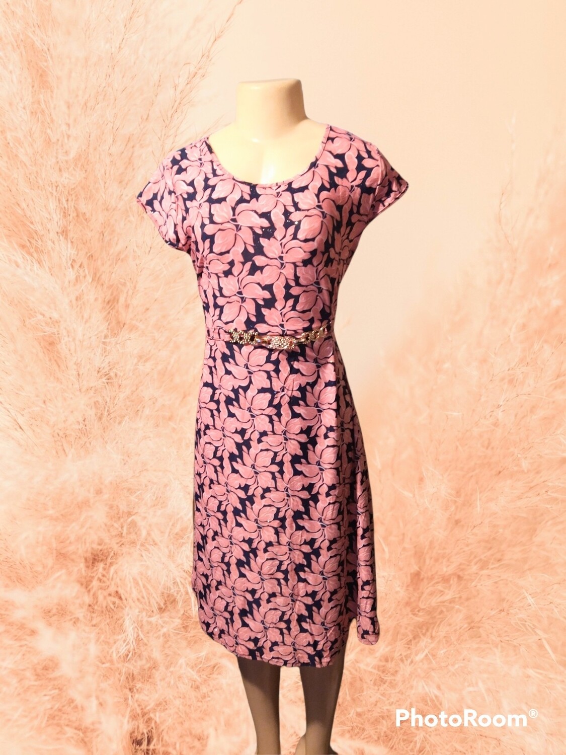 Pink dress with bling