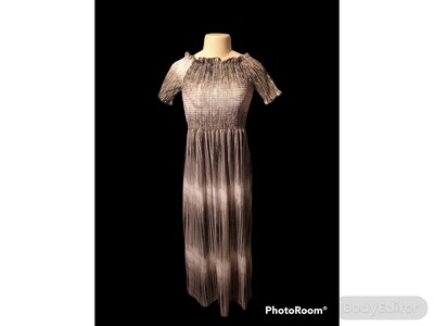 Silver metallic dress