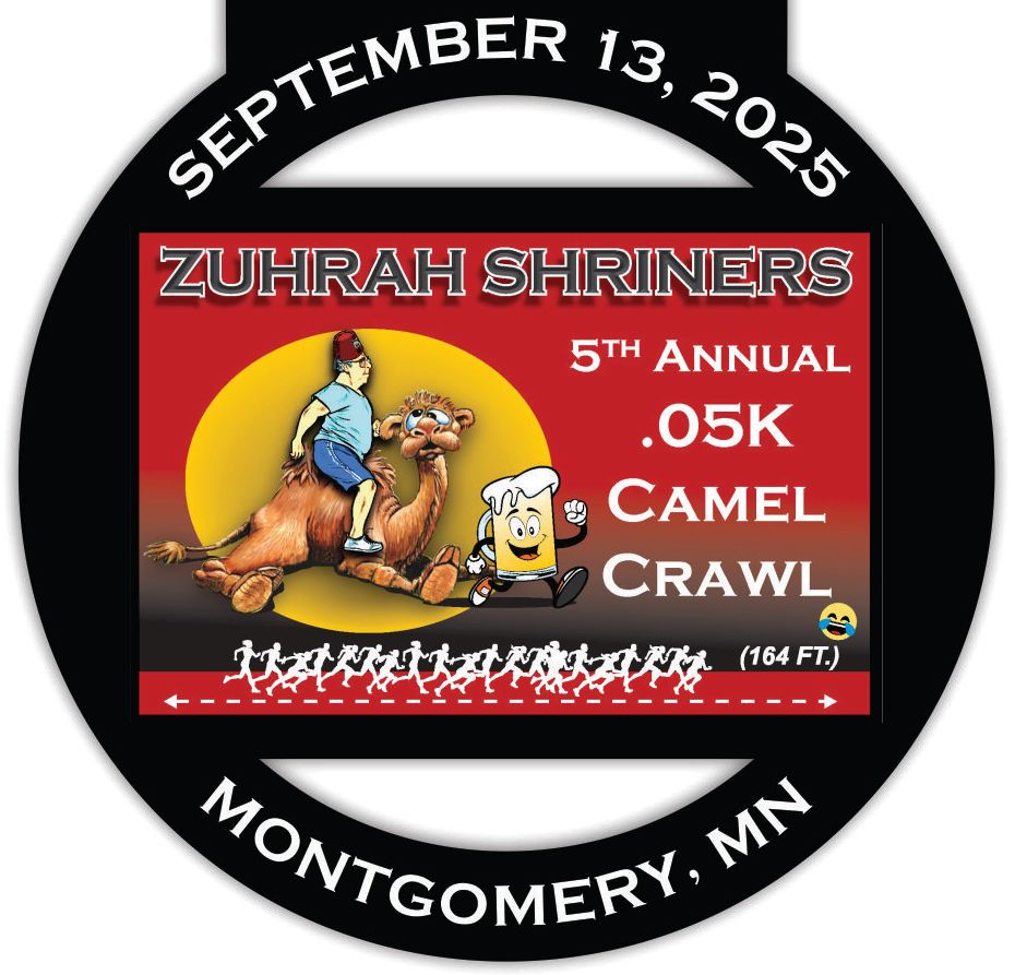 2025 Camel Crawl Registration - Includes Registration, T-Shirt, Medal, and Lunch