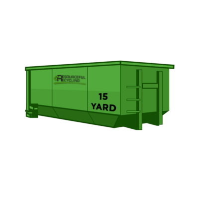 15 Yard Dumpster (14' Long x 7.5' Wide x 4' Tall)