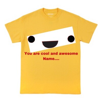 Your are cool t-shirt and your name vip