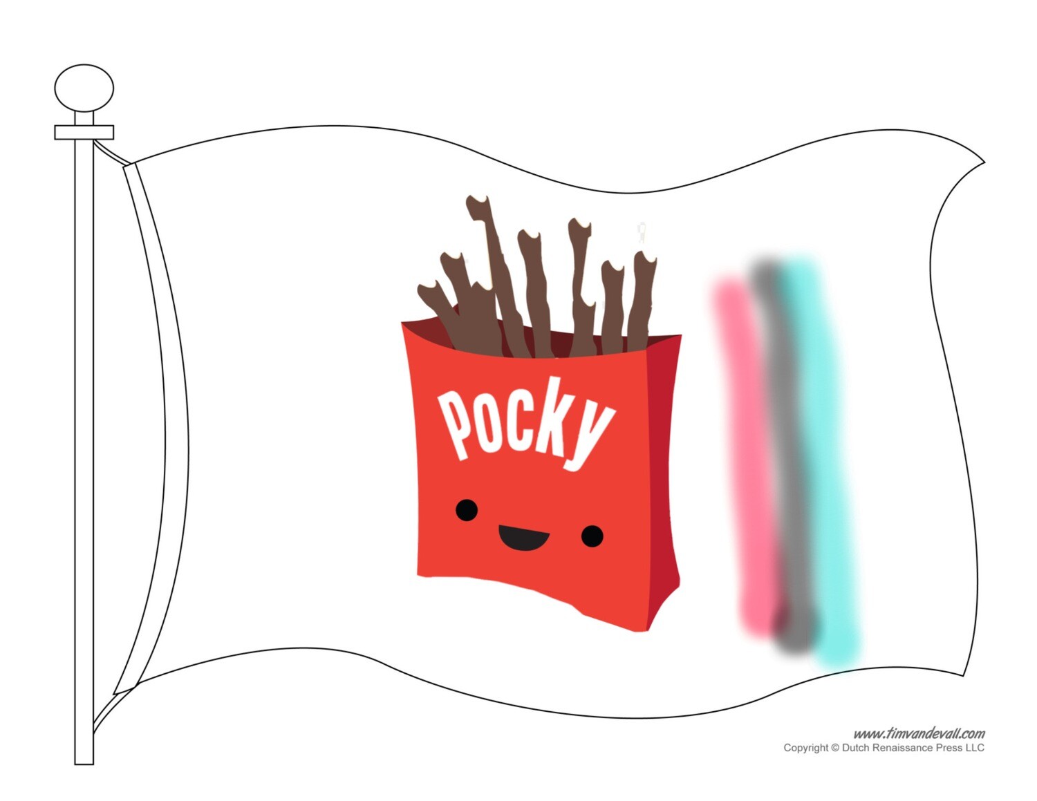 Flag pocky