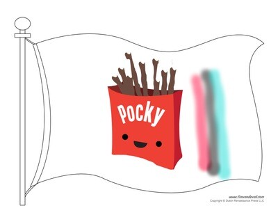Flag pocky
