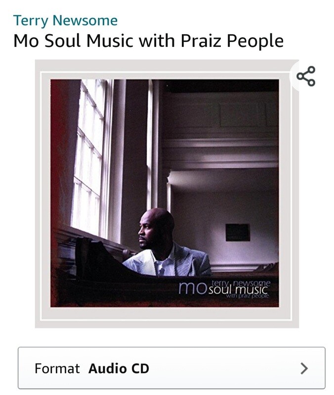 Terry Newsome MO Soul Music Gospel CD Or download today online.
