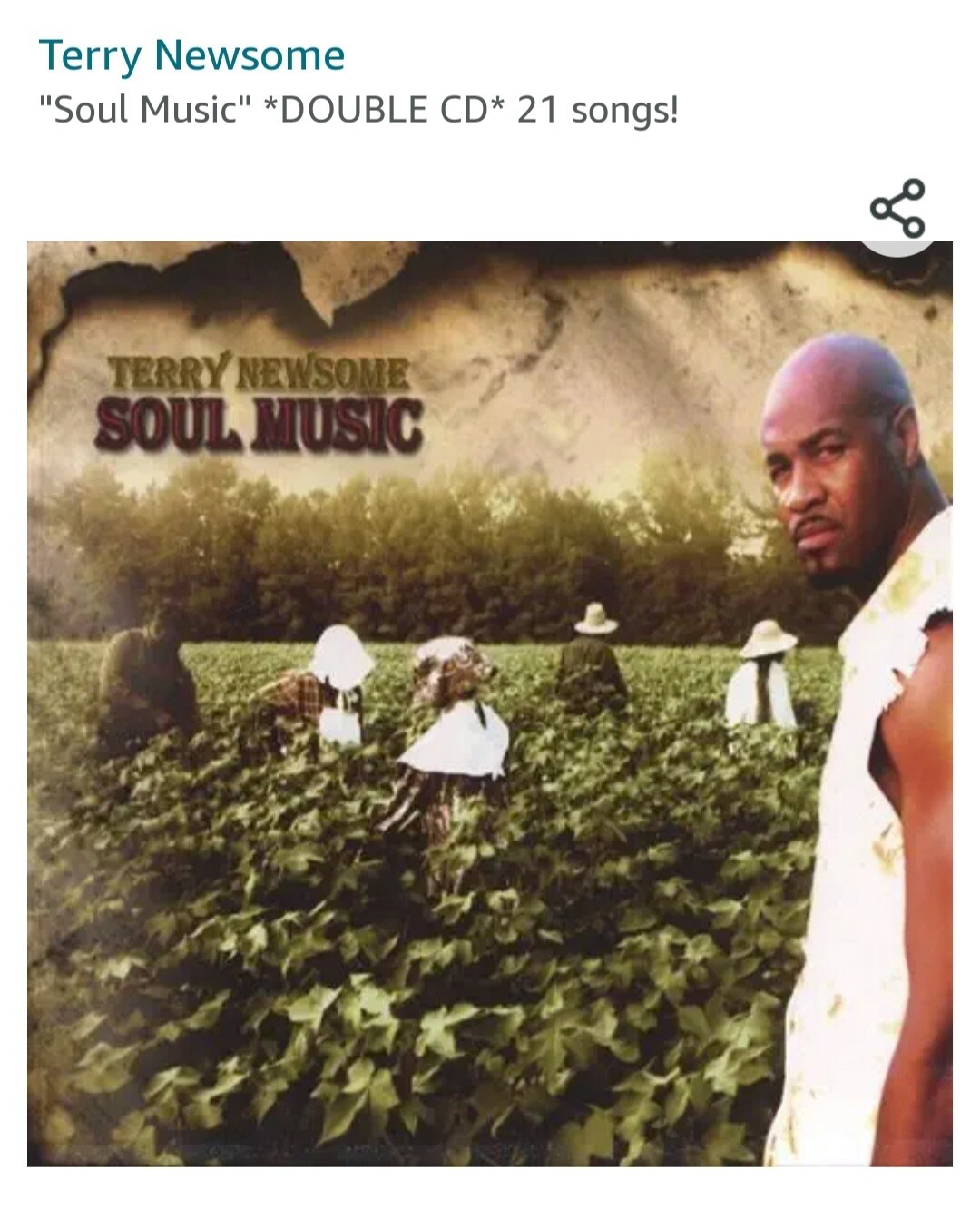 Terry Newsome Soul Music Double Gospel CD 21 songs! 
Or download today online.