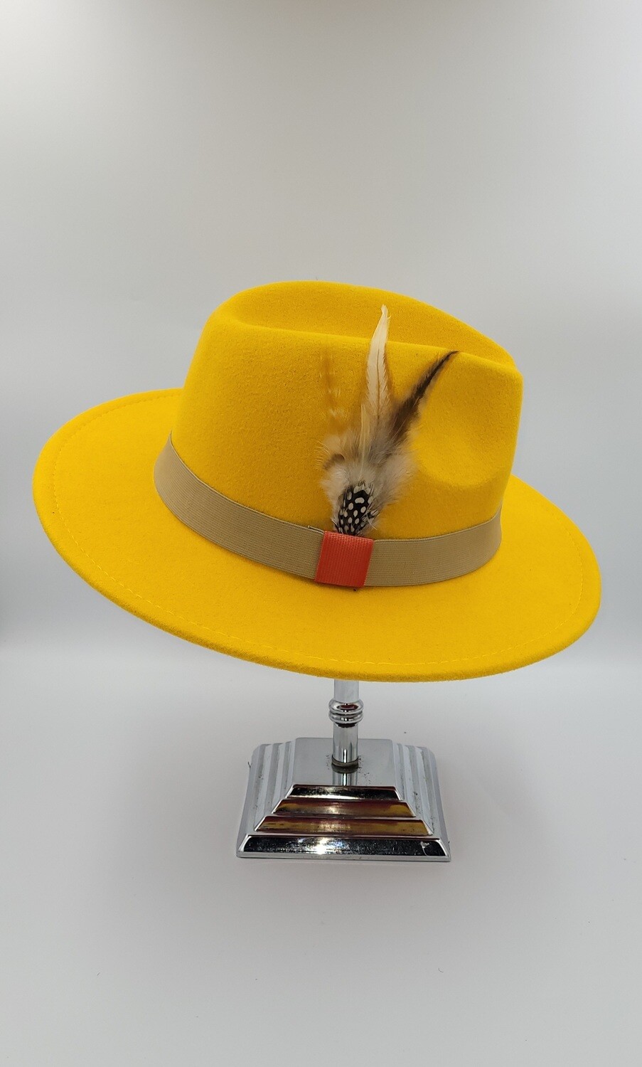 Slicklidz Mustard Fedora Hat