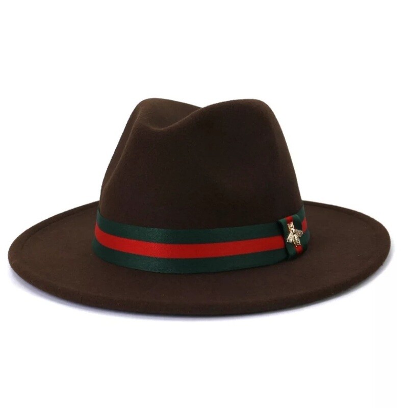 Slicklidz Chocolate Bumblebee Fedora Hat