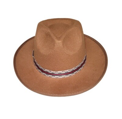 Slicklidz British Tan Fedora Hat