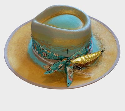 Slicklidz Custom Hand Painted Fedora