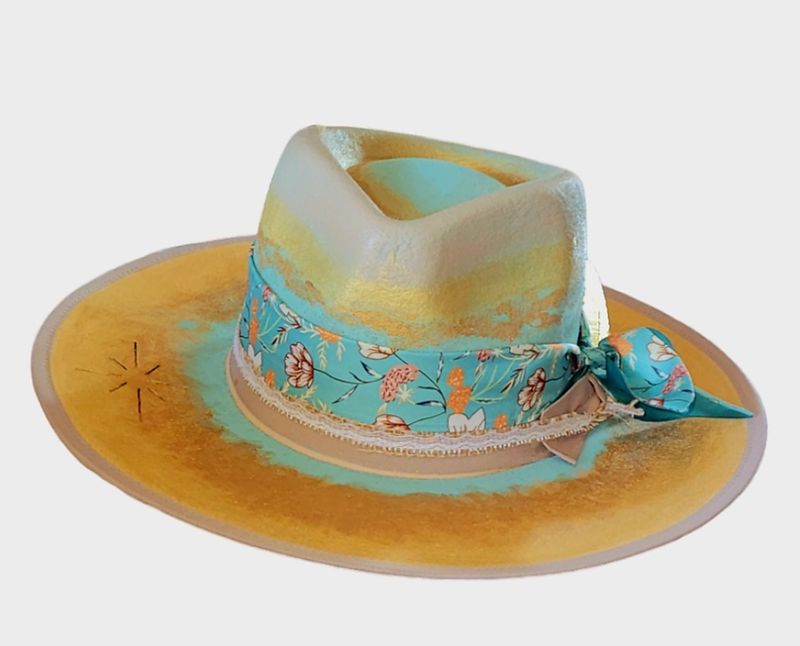 Slicklidz Custom Hand Painted Fedora