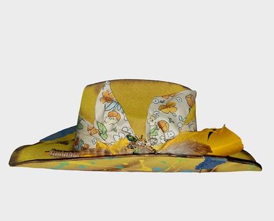 Slicklidz Custom Hand Painted Cowboy/cowgirl hat