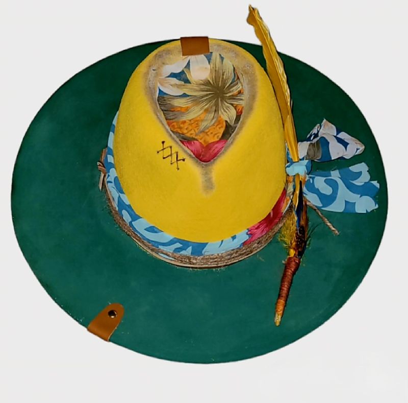 Slicklidz Custom Burned and hand painted Fedora