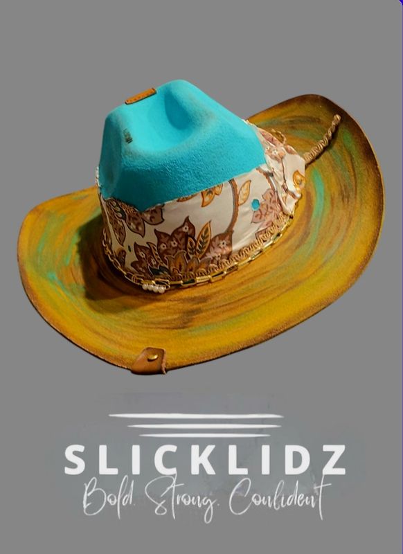 Slicklidz Custom Cowboy Hat  "Spring Fever"