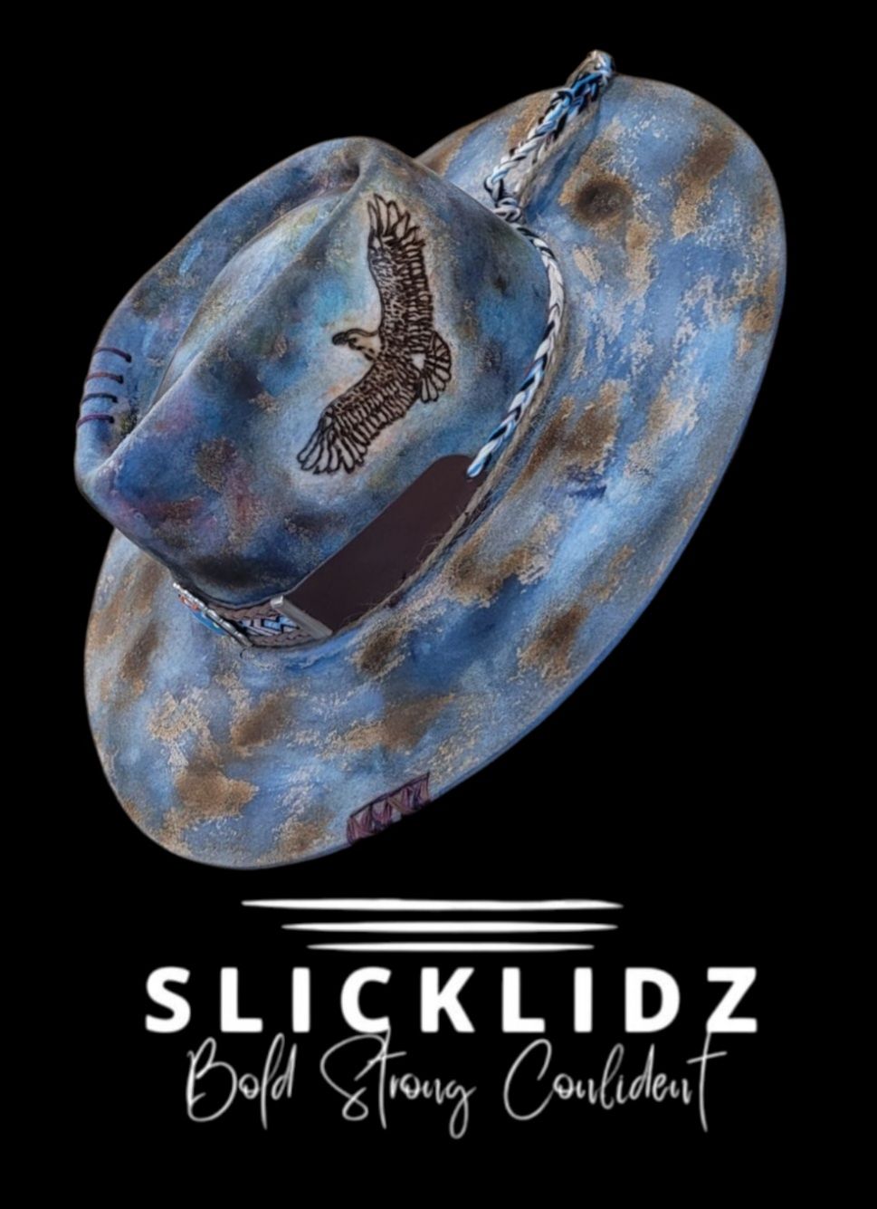 Slicklidz Custom Eagle Fedora One-of-a-kind
