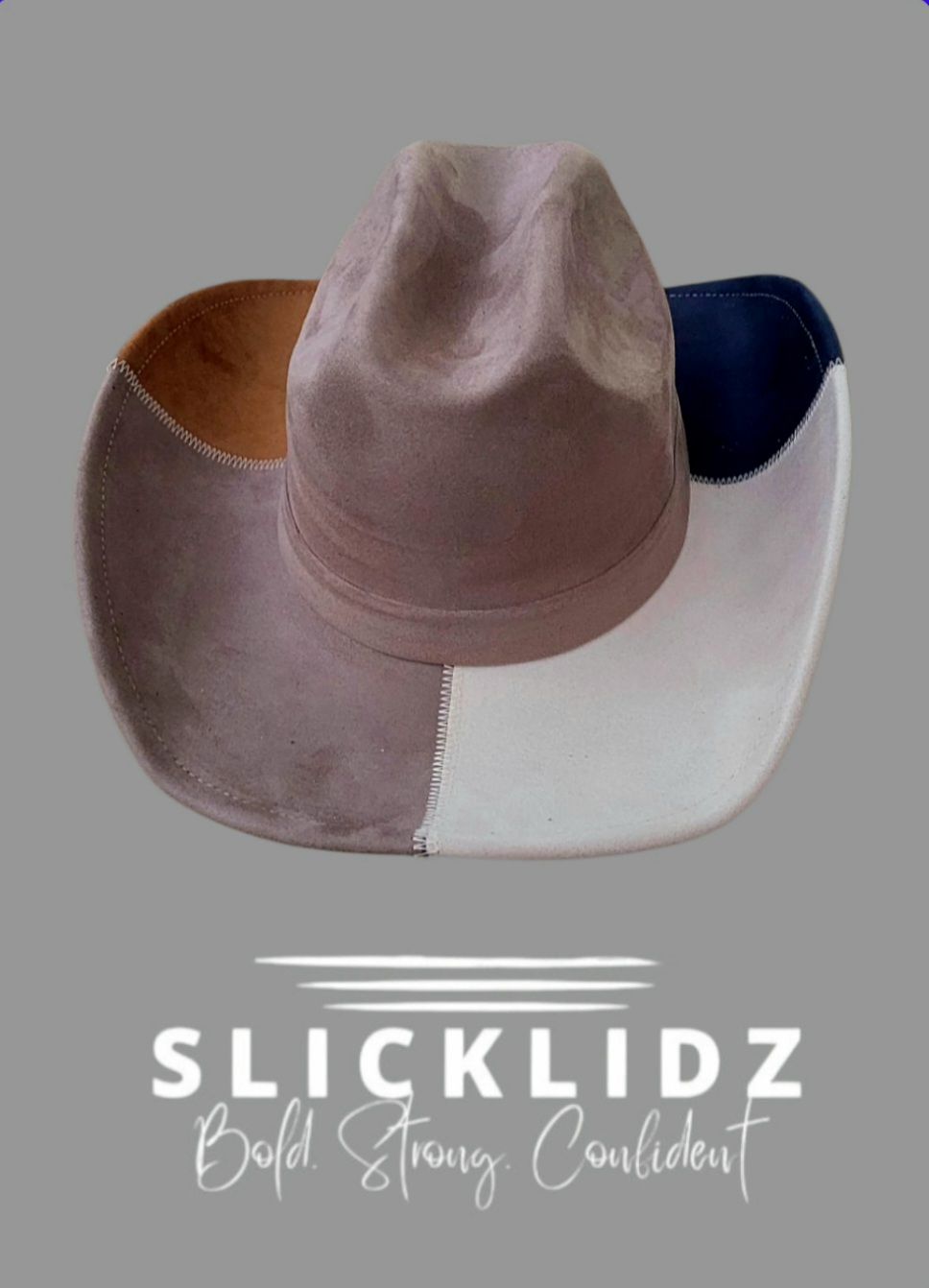 Slicklidz Unisex Cowboy hat Light brown tones