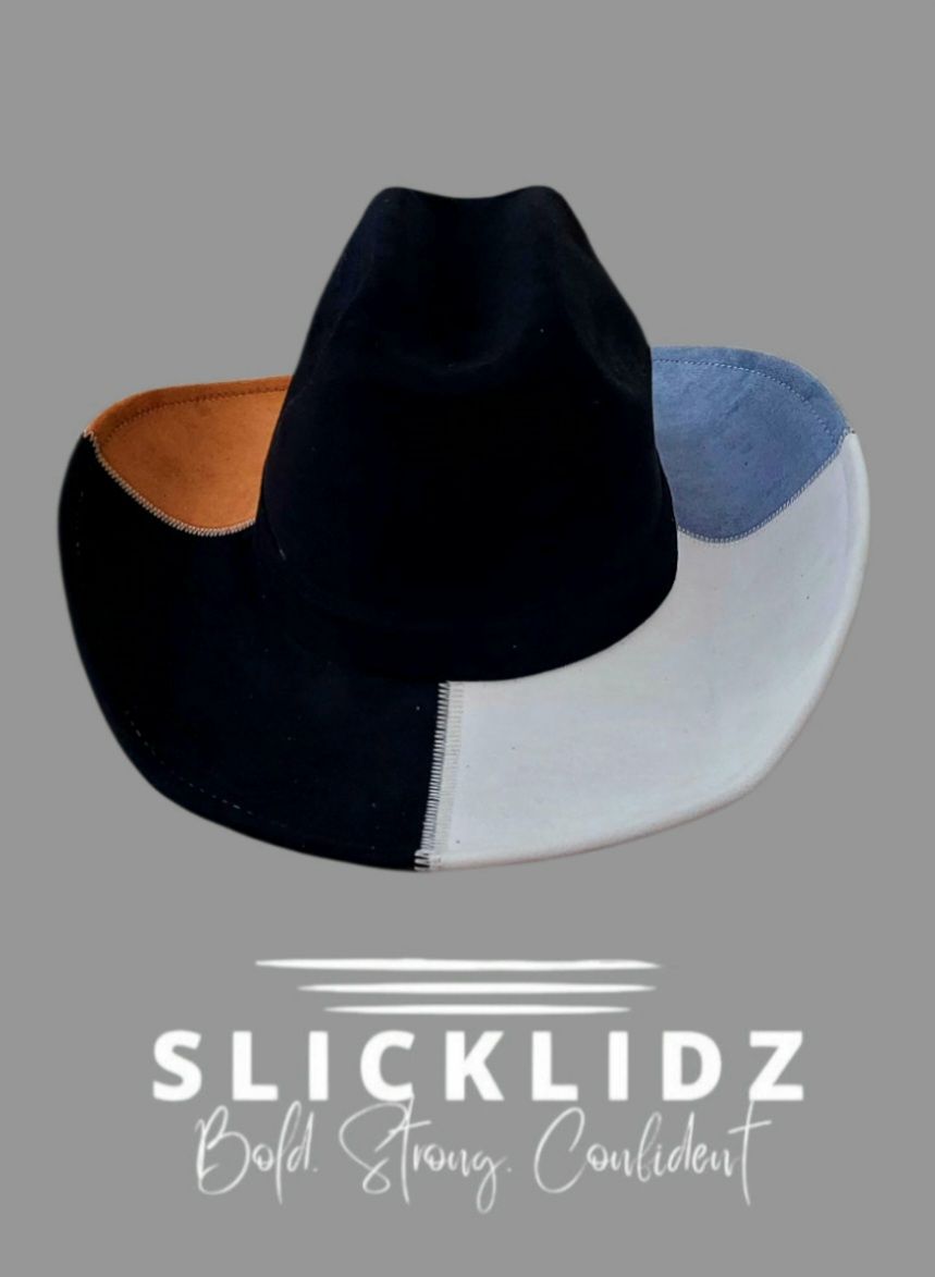 Slicklidz Unisex Cowboy hat multi-colored