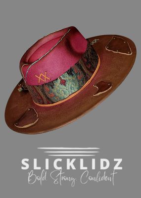Slicklidz Custom Burgundy fedora
