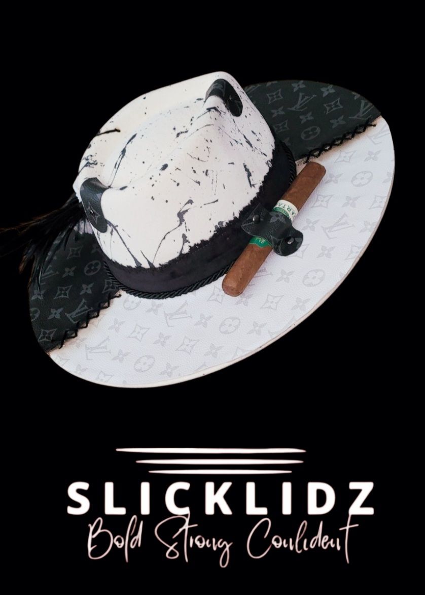 Slicklidz Custom Black/White fedora